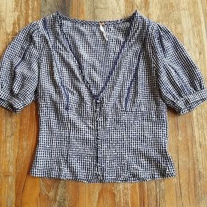 NWOT Free People button front top